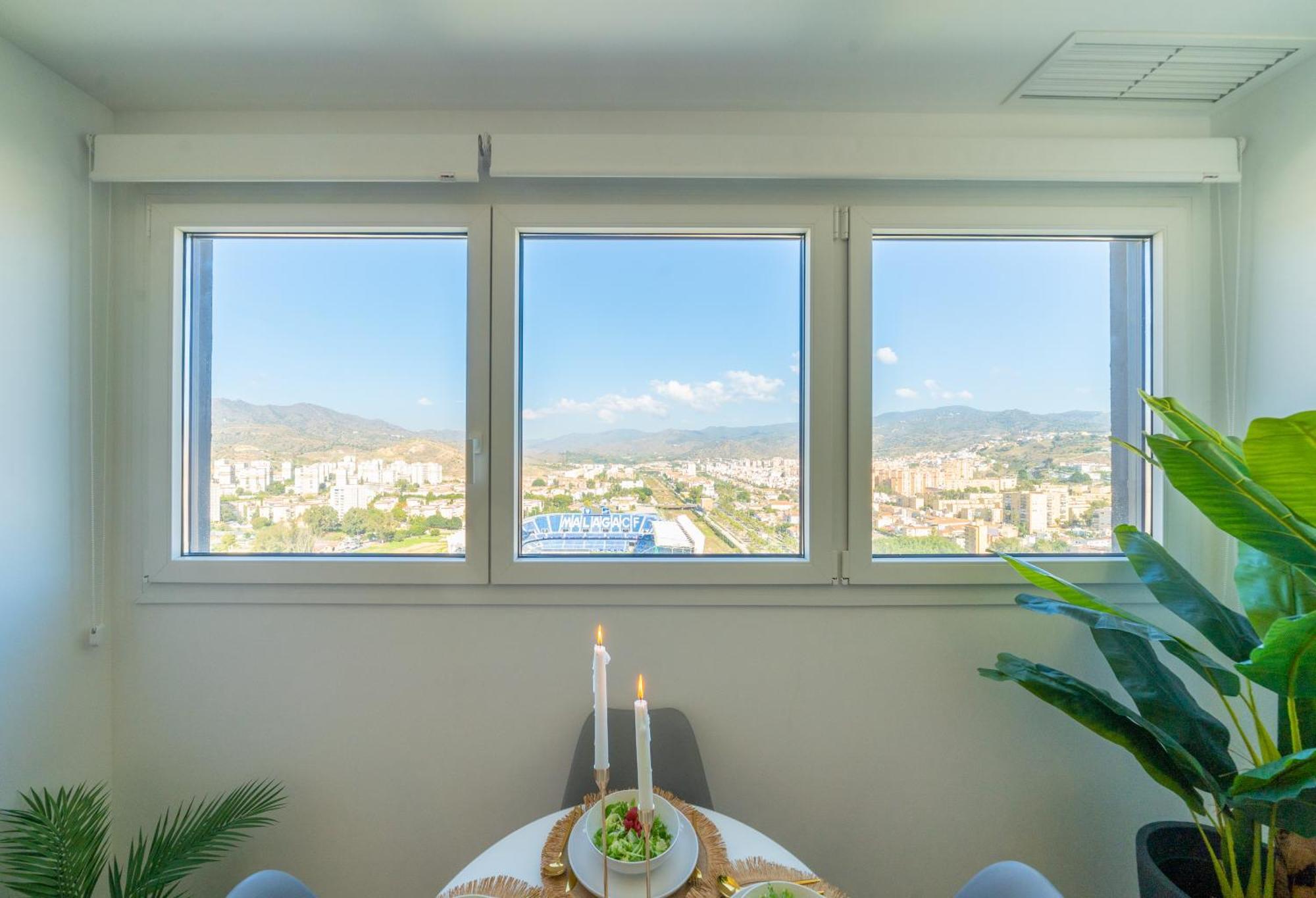 Xpce Urban 4 Malaga Skyline - Free Parking Apartment Exterior photo
